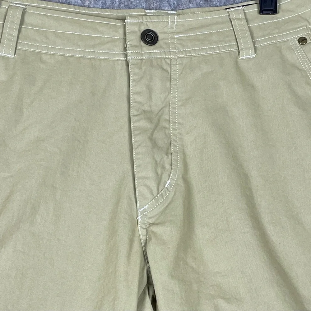 Kuhl Ramblr Khaki Shorts Cargo Gorpcore Outdoor Hiking Workwear Travel - Sz 36